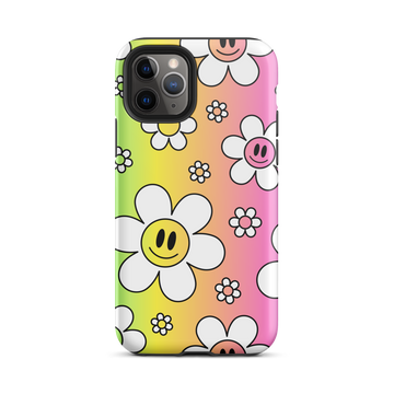 Cover iPhone rigida Flower Smile
