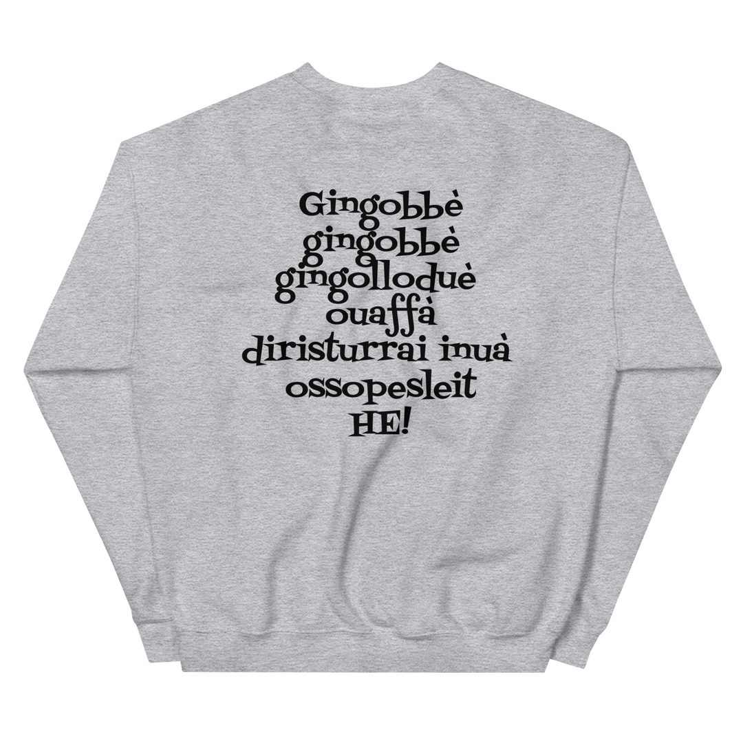 Felpa Classic unisex Uomo/Donna Gingobbè - Gufetto Brand 
