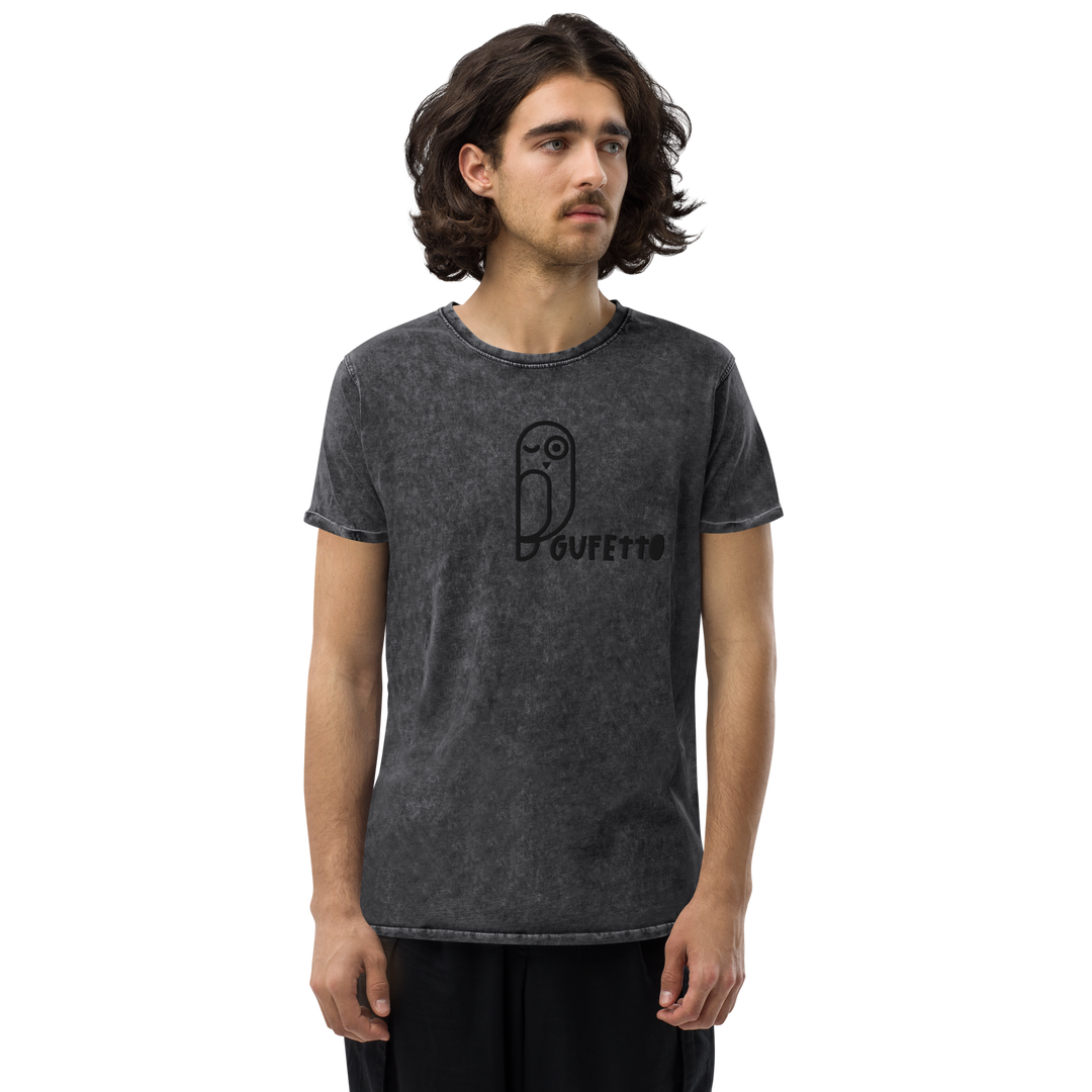 T-shirt di jeans GUFETTO - Gufetto Brand 
