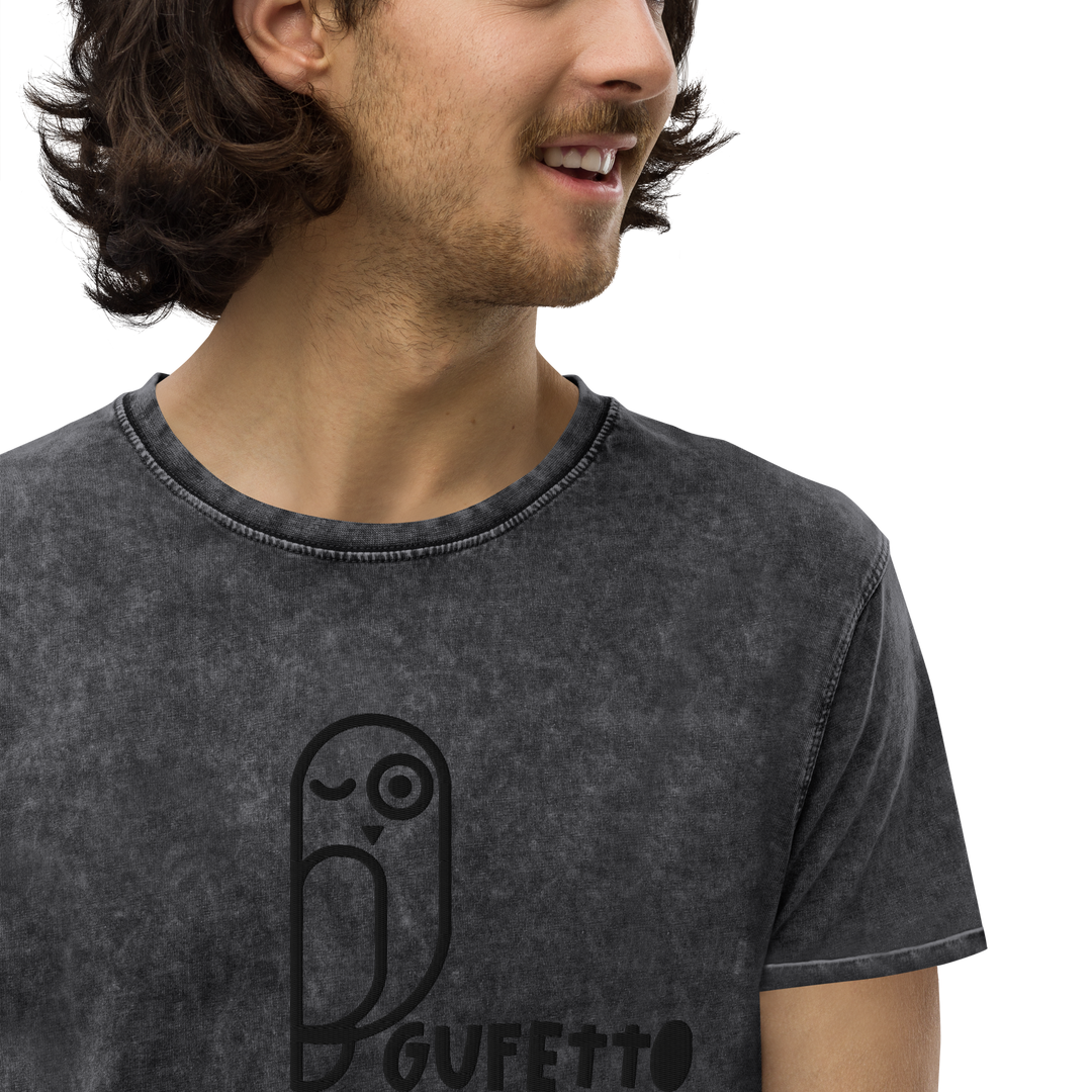 T-shirt di jeans GUFETTO - Gufetto Brand 