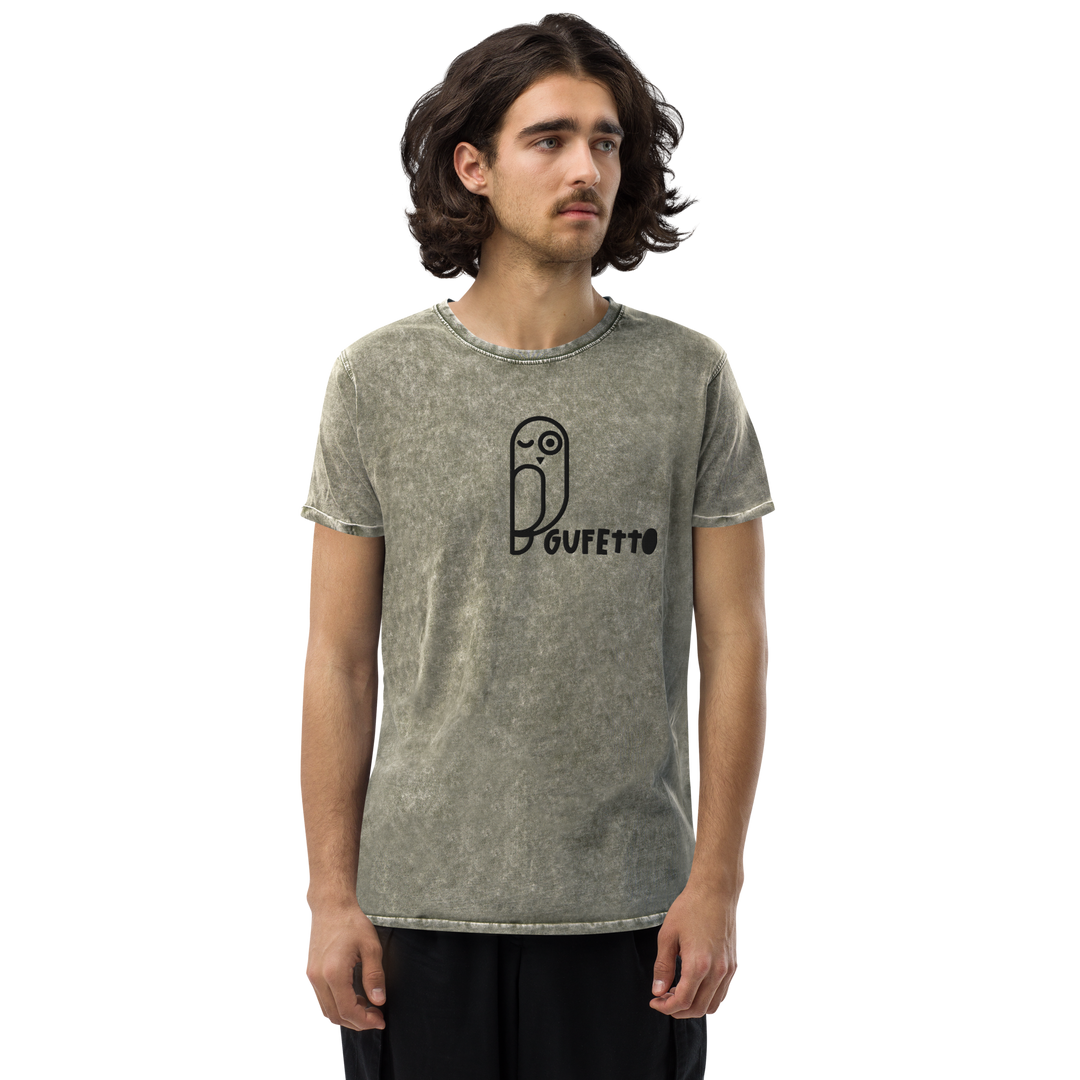 T-shirt di jeans GUFETTO - Gufetto Brand 