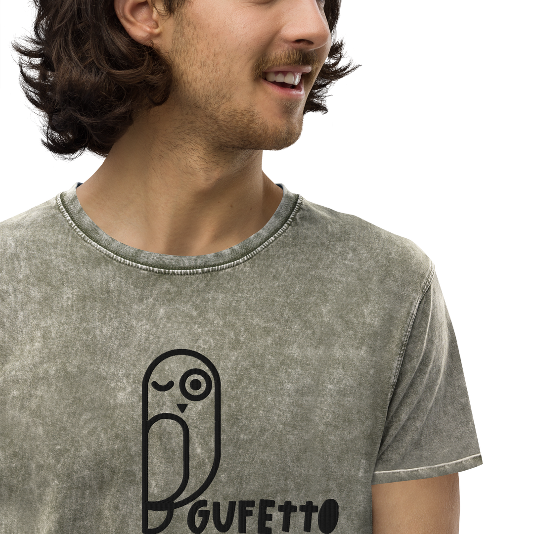 T-shirt di jeans GUFETTO - Gufetto Brand 