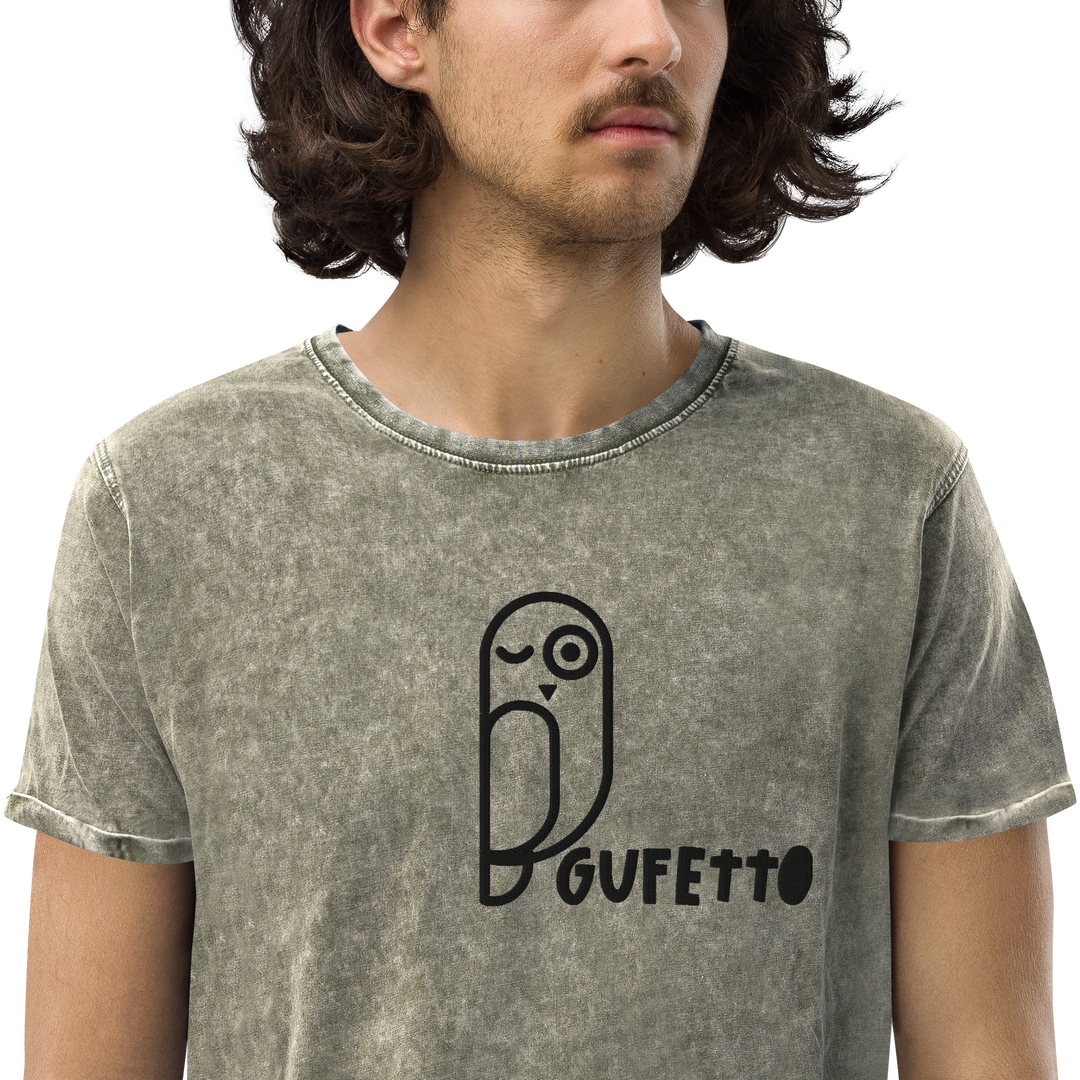 T-shirt di jeans GUFETTO - Gufetto Brand 