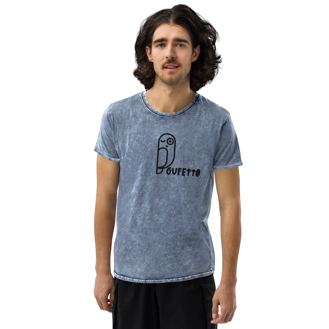 T-shirt di jeans GUFETTO - Gufetto Brand 