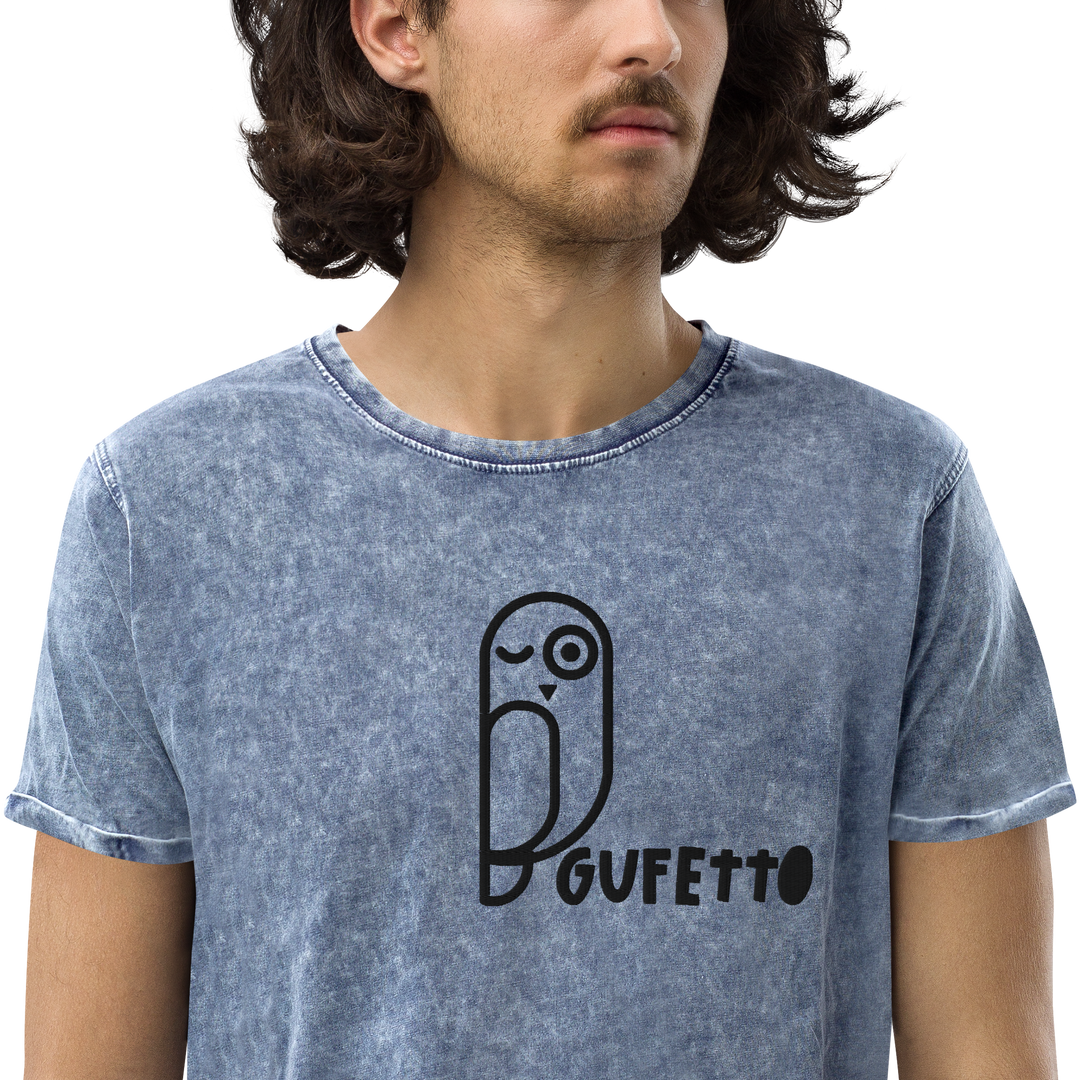 T-shirt di jeans GUFETTO - Gufetto Brand 