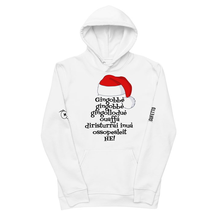 Felpa con cappuccio ecologica classica unisex Uomo/Donna Gingobbè - Gufetto Brand 