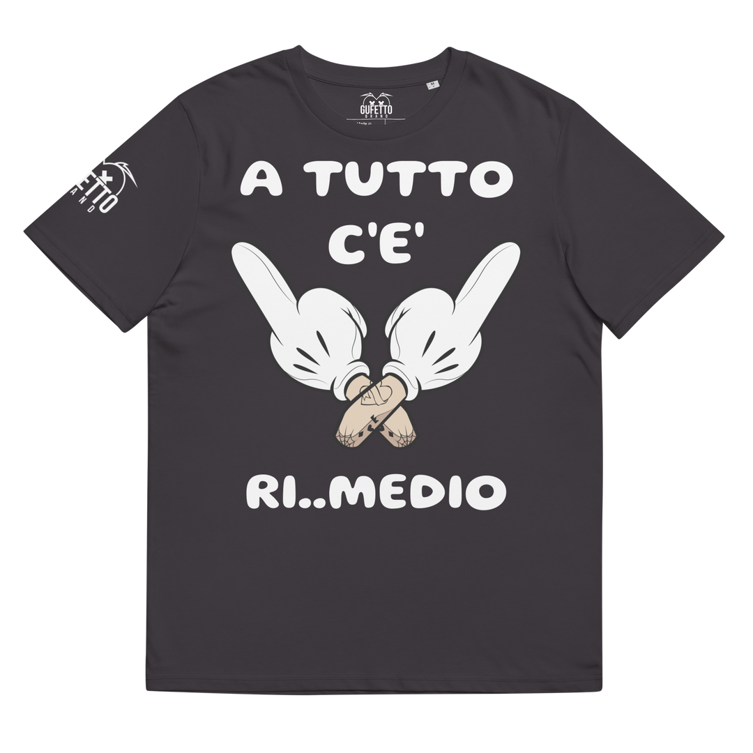 Maglietta in cotone organico unisex Ri..Medio - Gufetto Brand 