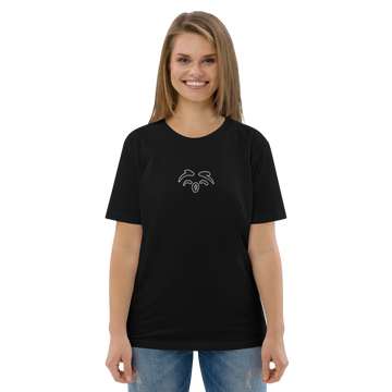 Maglietta in cotone organico unisex Gufetto Sign