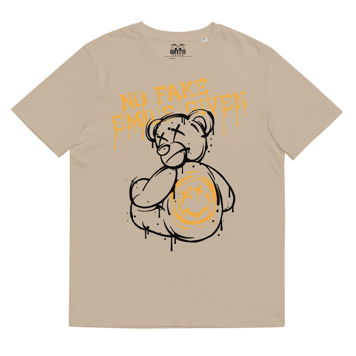 Maglietta in cotone organico unisex Fake - Gufetto Brand 