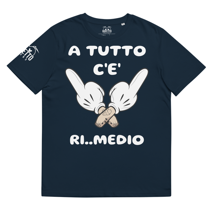 Maglietta in cotone organico unisex Ri..Medio - Gufetto Brand 