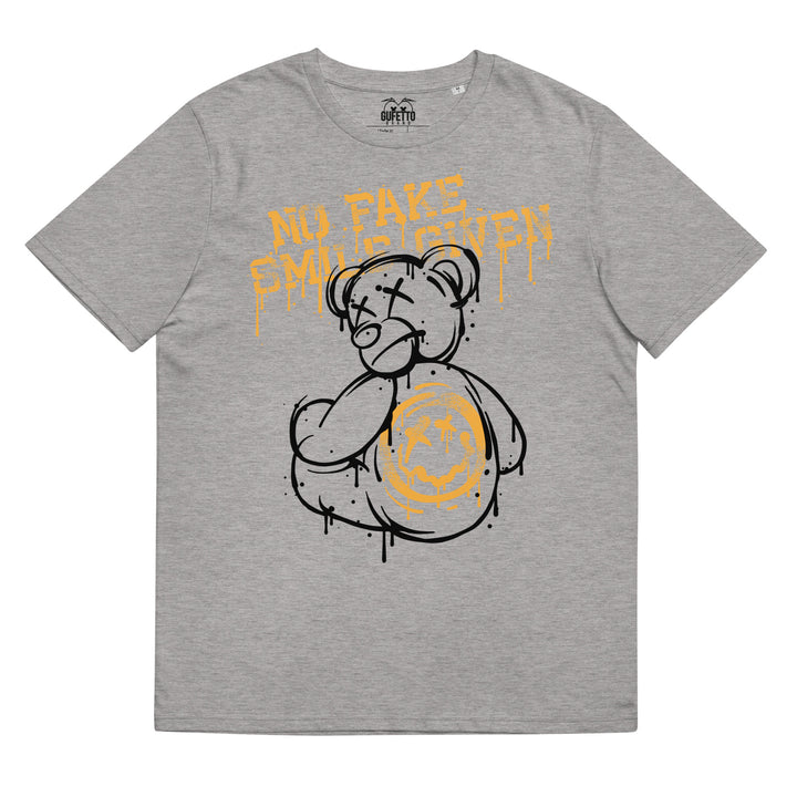 Maglietta in cotone organico unisex Fake - Gufetto Brand 