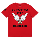 Maglietta in cotone organico unisex Ri..Medio - Gufetto Brand 
