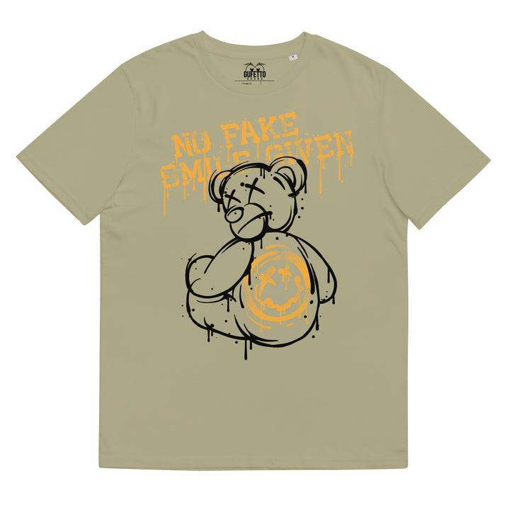 Maglietta in cotone organico unisex Fake - Gufetto Brand 