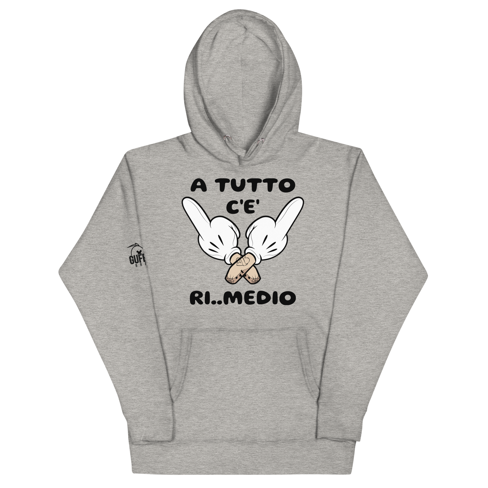 Felpa con cappuccio unisex Ri..Medio - Gufetto Brand 