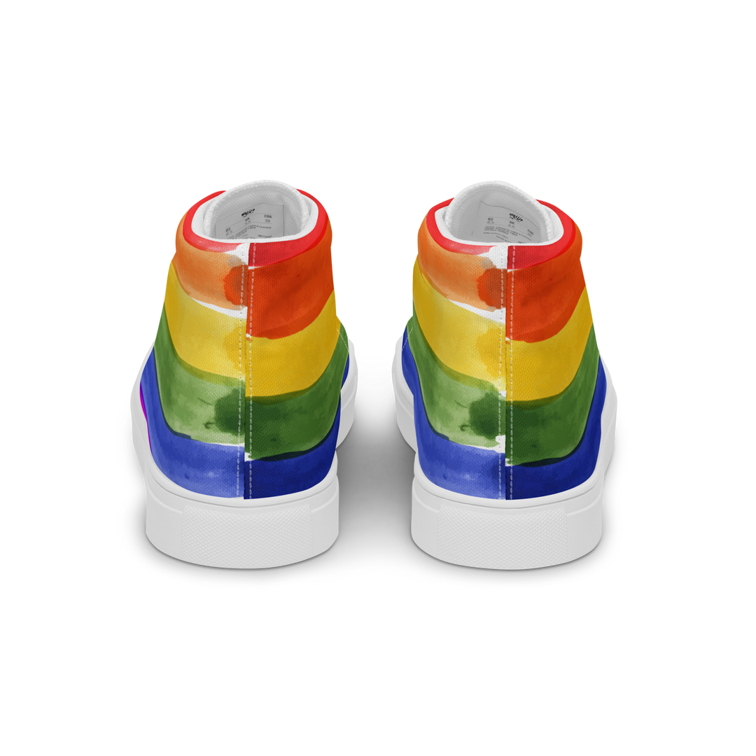 Sneakers alte in tela da donna PRIDE EDITION - Gufetto Brand 