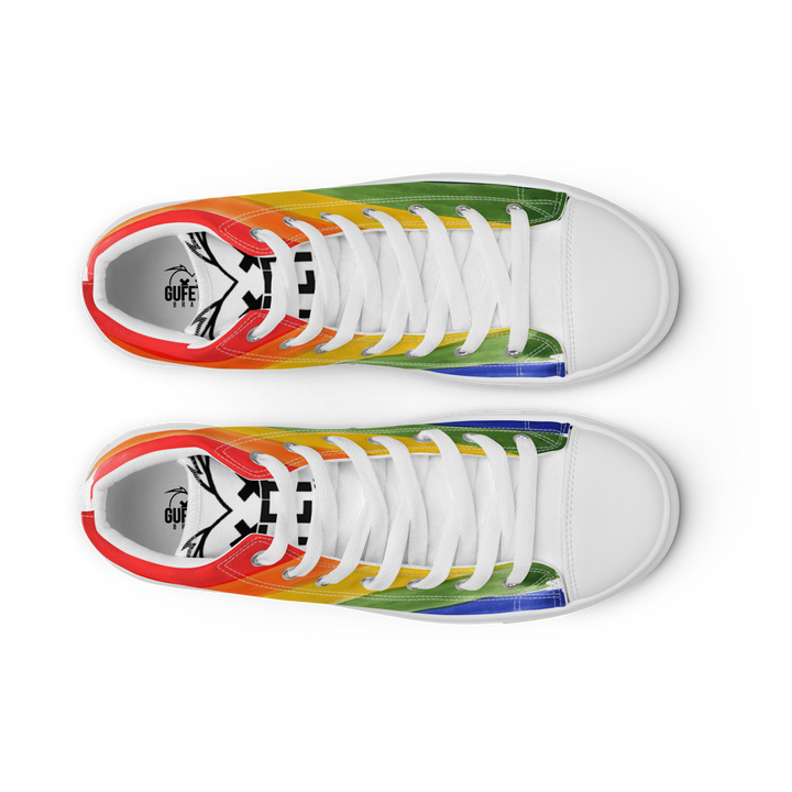 Sneakers alte in tela da donna PRIDE EDITION - Gufetto Brand 