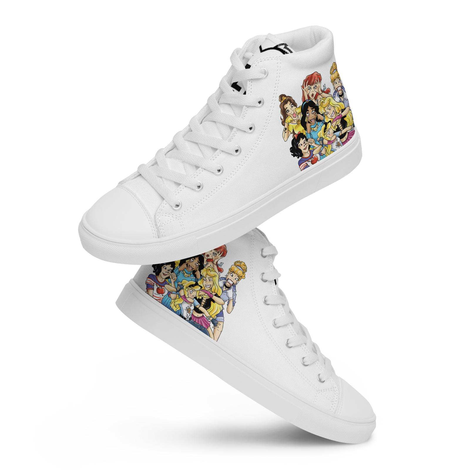Sneakers alte in tela da donna PRINCIPESSE 2.0 Limited Edition - Gufetto Brand 