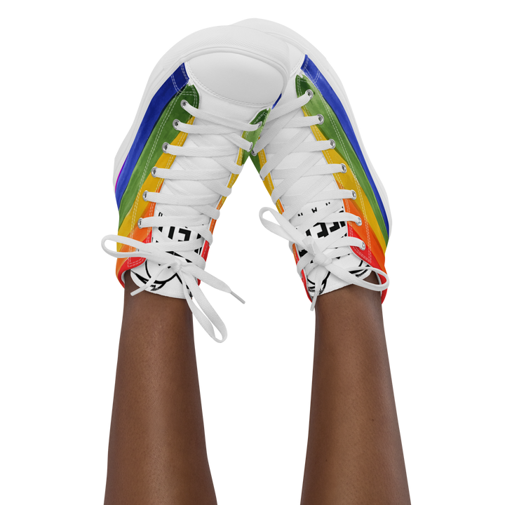 Sneakers alte in tela da donna PRIDE EDITION - Gufetto Brand 