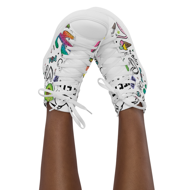 Sneakers alte in tela da donna UNICORN EDITION - Gufetto Brand 
