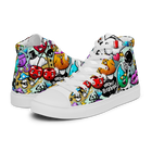 Sneakers alte in tela da donna CARTOON - Gufetto Brand 