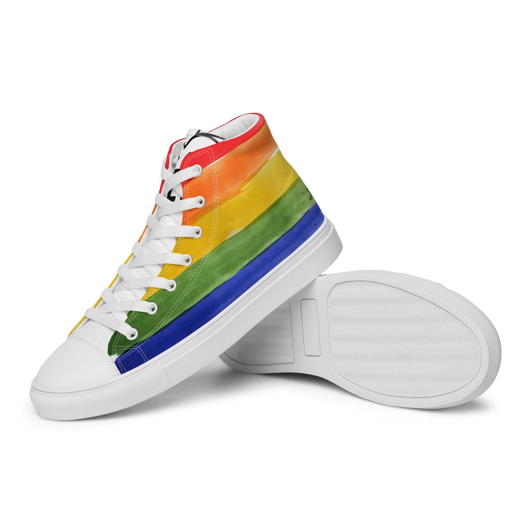 Sneakers alte in tela da donna PRIDE EDITION - Gufetto Brand 