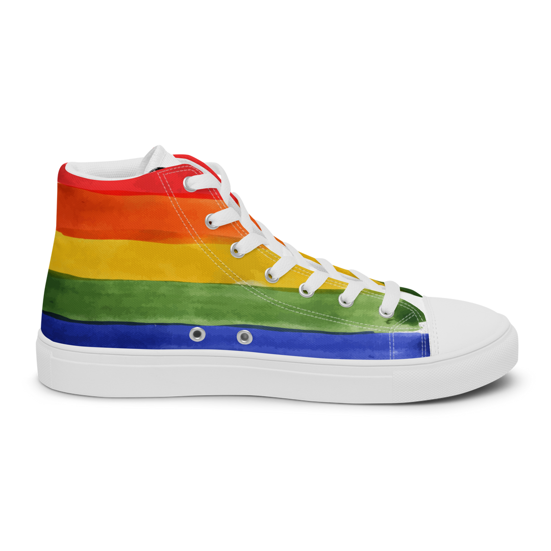 Sneakers alte in tela da donna PRIDE EDITION - Gufetto Brand 