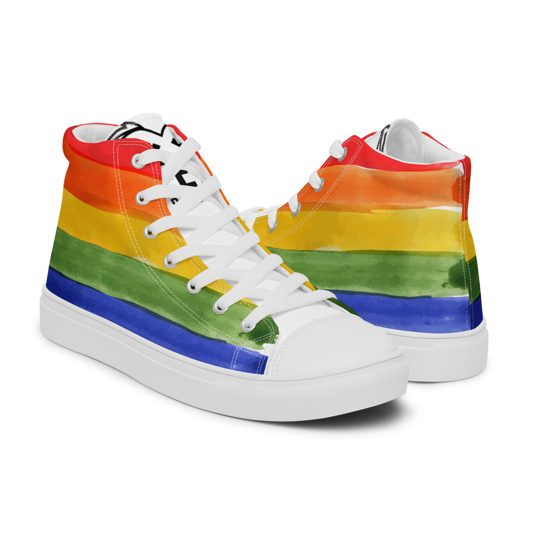 Sneakers alte in tela da donna PRIDE EDITION - Gufetto Brand 