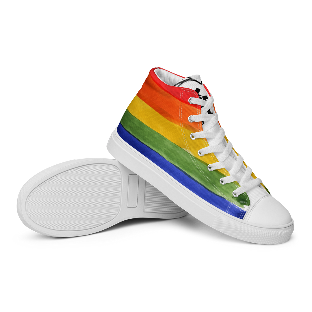 Sneakers alte in tela da donna PRIDE EDITION - Gufetto Brand 