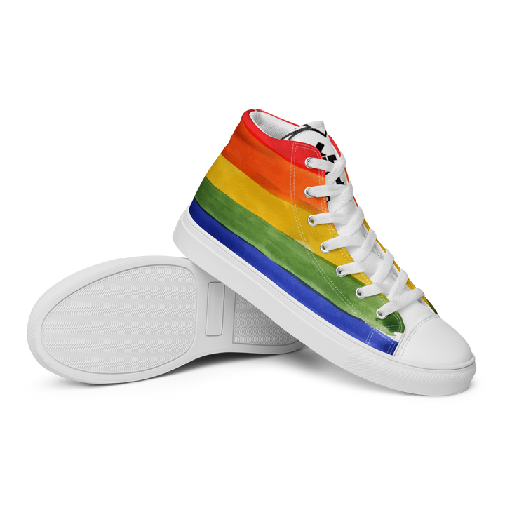 Sneakers alte in tela da donna PRIDE EDITION - Gufetto Brand 