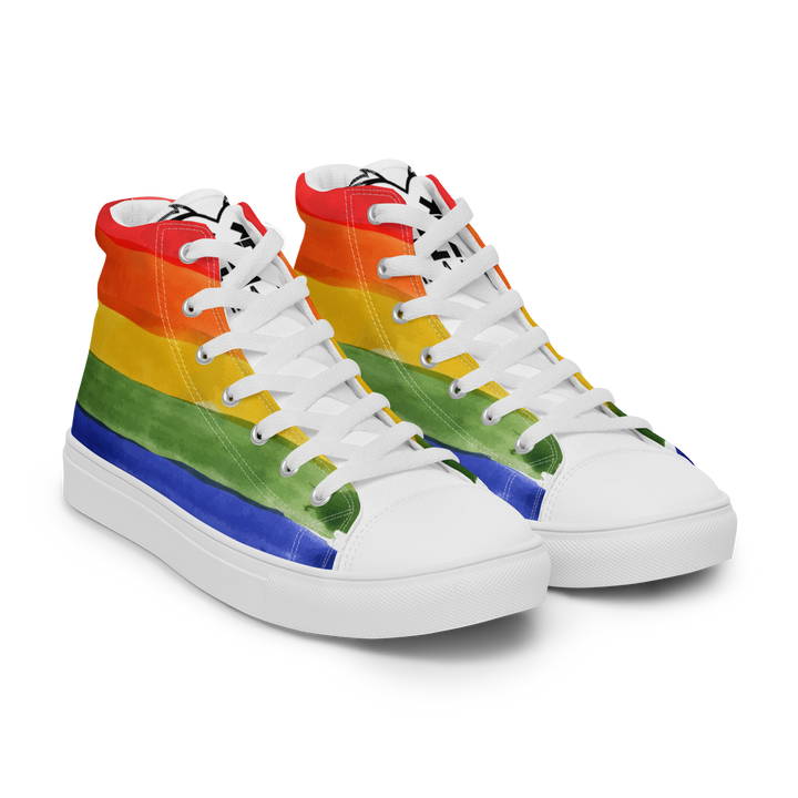 Sneakers alte in tela da donna PRIDE EDITION - Gufetto Brand 