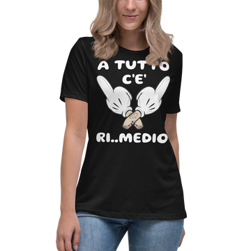 T-shirt relaxed fit donna Ri..Medio