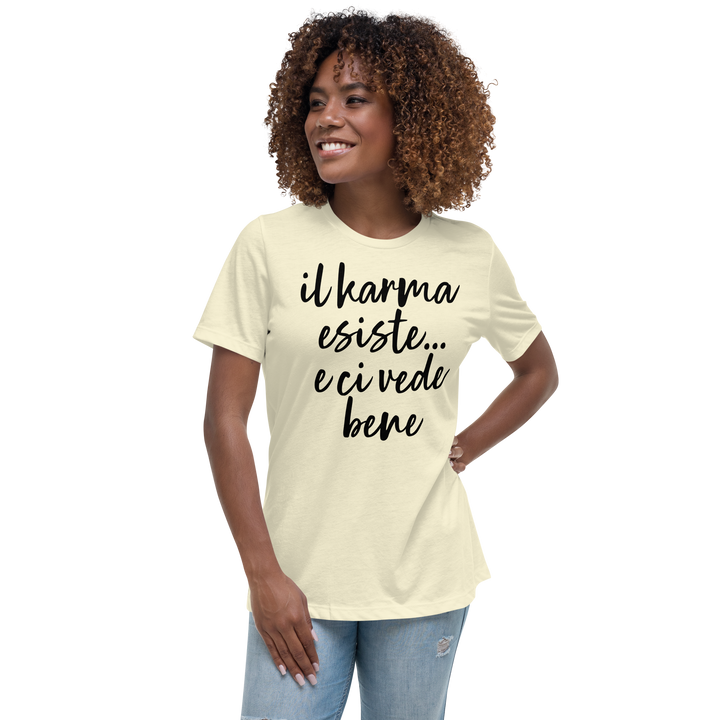 T-shirt relaxed fit donna Karma - Gufetto Brand 