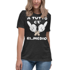 T-shirt relaxed fit donna Ri..Medio - Gufetto Brand 