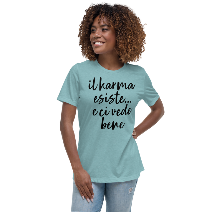 T-shirt relaxed fit donna Karma - Gufetto Brand 