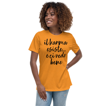 T-shirt relaxed fit donna Karma