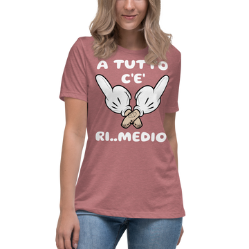 T-shirt relaxed fit donna Ri..Medio