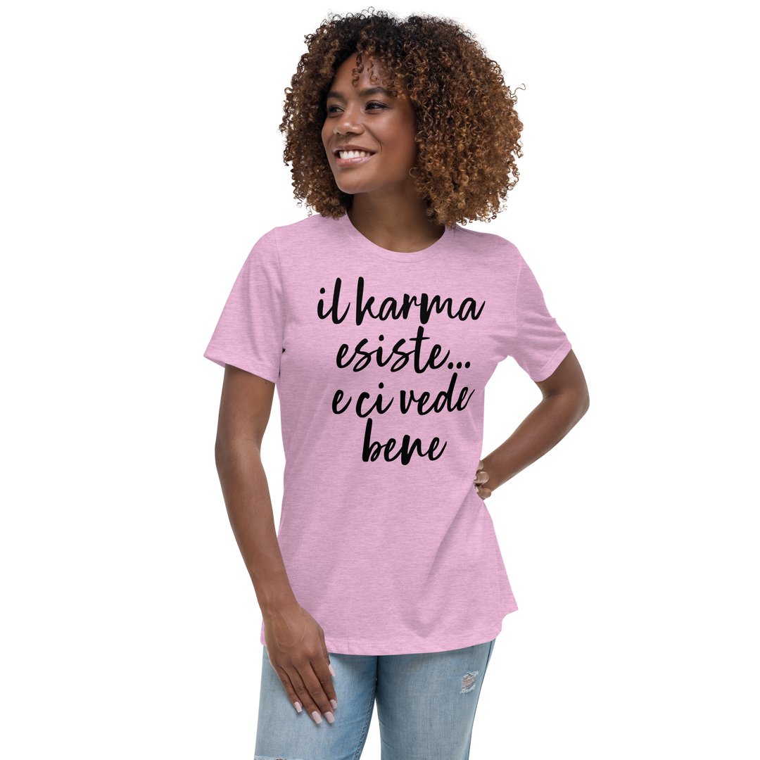 T-shirt relaxed fit donna Karma - Gufetto Brand 