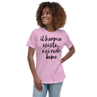 T-shirt relaxed fit donna Karma - Gufetto Brand 