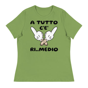T-shirt relaxed fit donna Ri..Medio