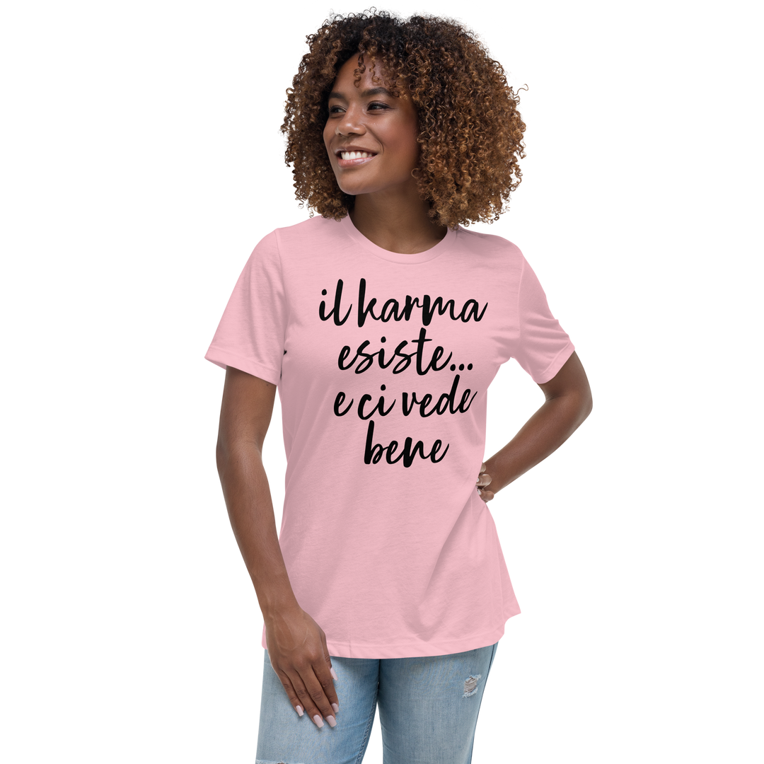 T-shirt relaxed fit donna Karma - Gufetto Brand 
