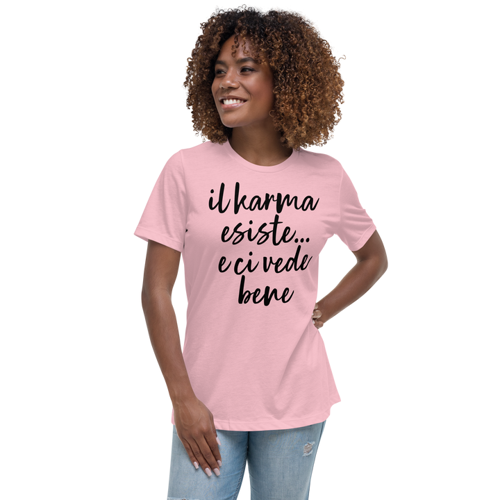 T-shirt relaxed fit donna Karma - Gufetto Brand 