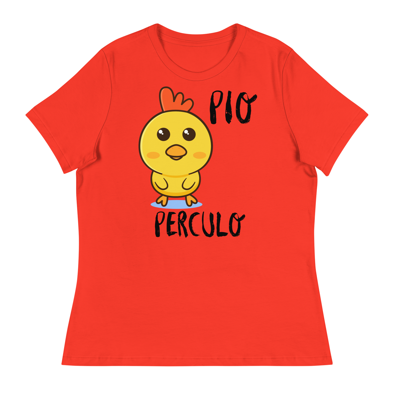 T-shirt relaxed fit donna Pio Perculo - Gufetto Brand 
