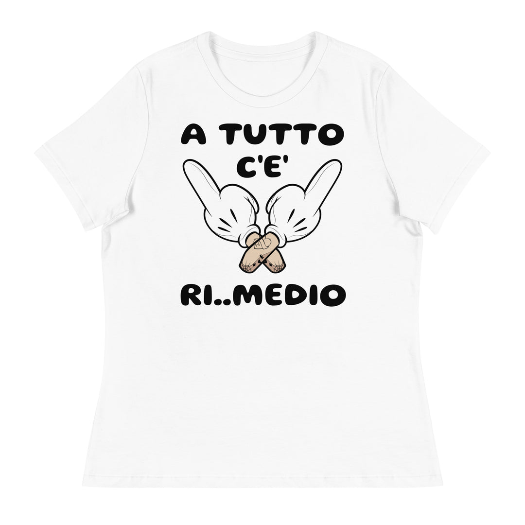 T-shirt relaxed fit donna Ri..Medio - Gufetto Brand 